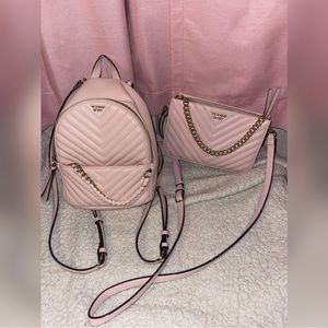 Matching Victoria Secret Mini Backpack and Purse